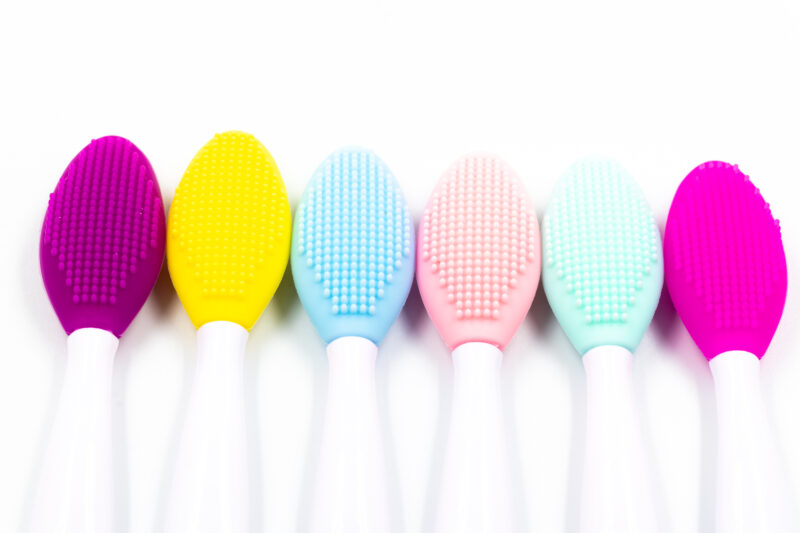 Brosse nettoyante en silicone