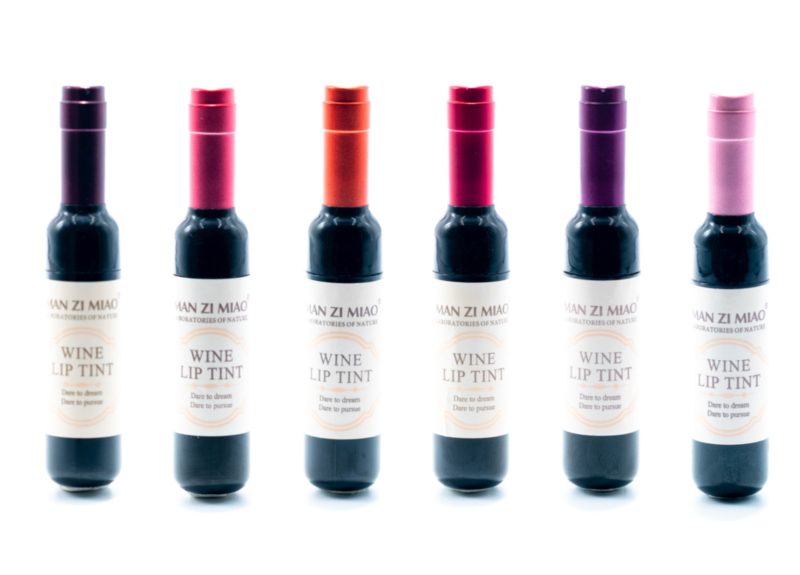 Wine lip tint