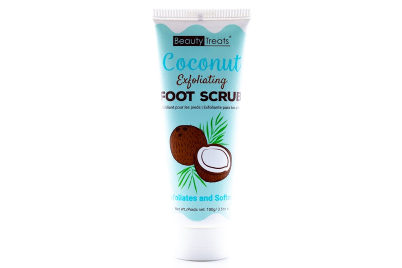 Coconut foot scrub