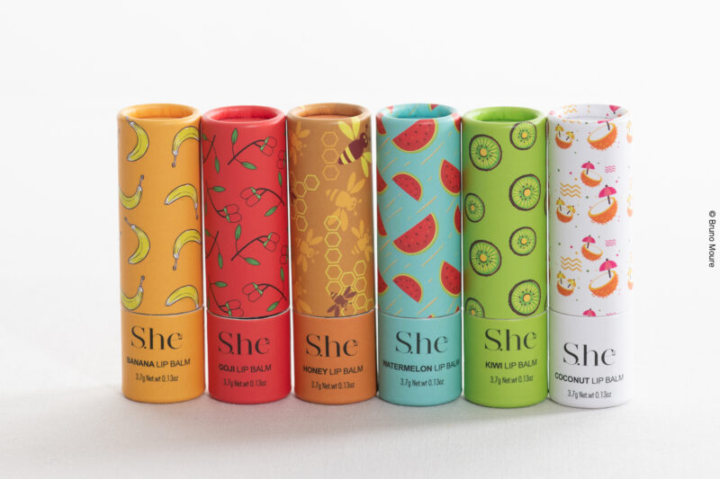 Lip balm with vitamin E