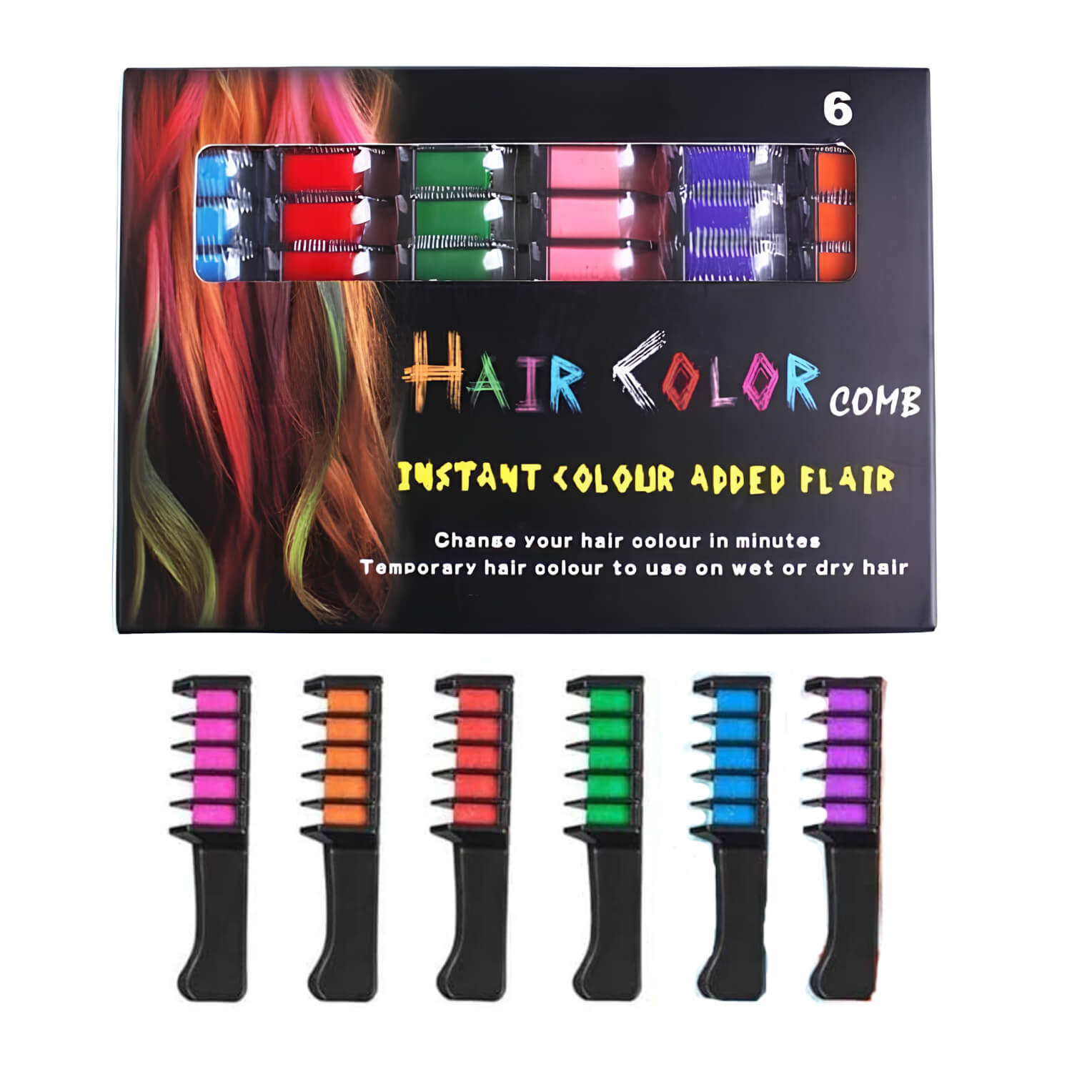 HAIR COLOR COMB 6