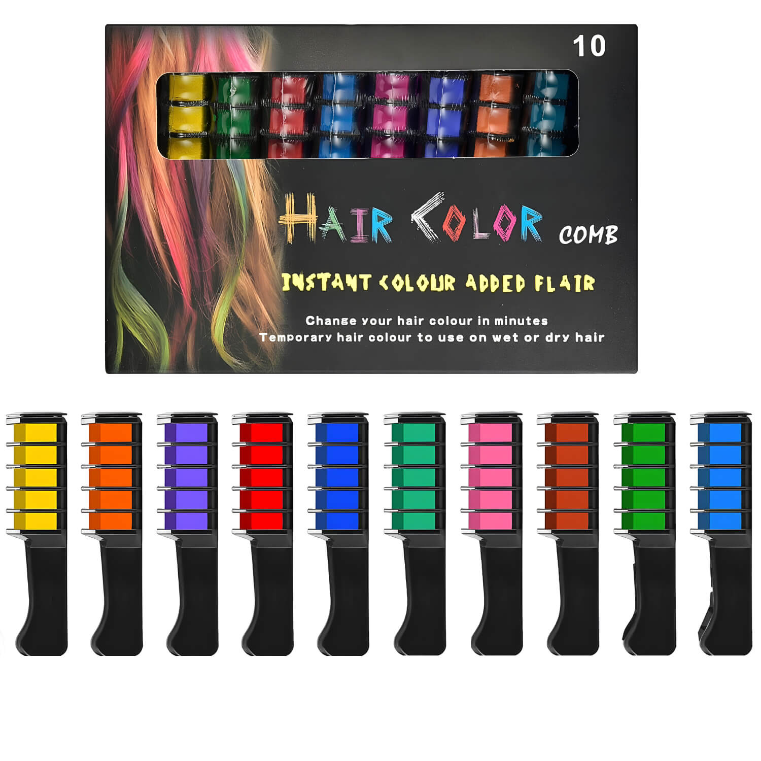 HAIR COLOR COMB 10