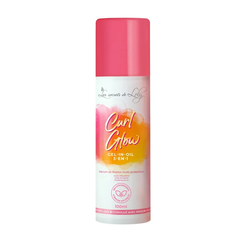 CURL GLOW Sérum 3-en-1 multi bénéfices - Flacon 100ml - NEW