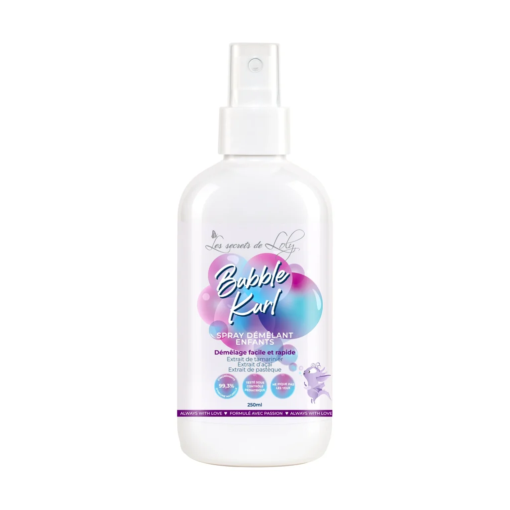 BUBBLE KURL Spray Démêlant Enfants – Spray 250ml