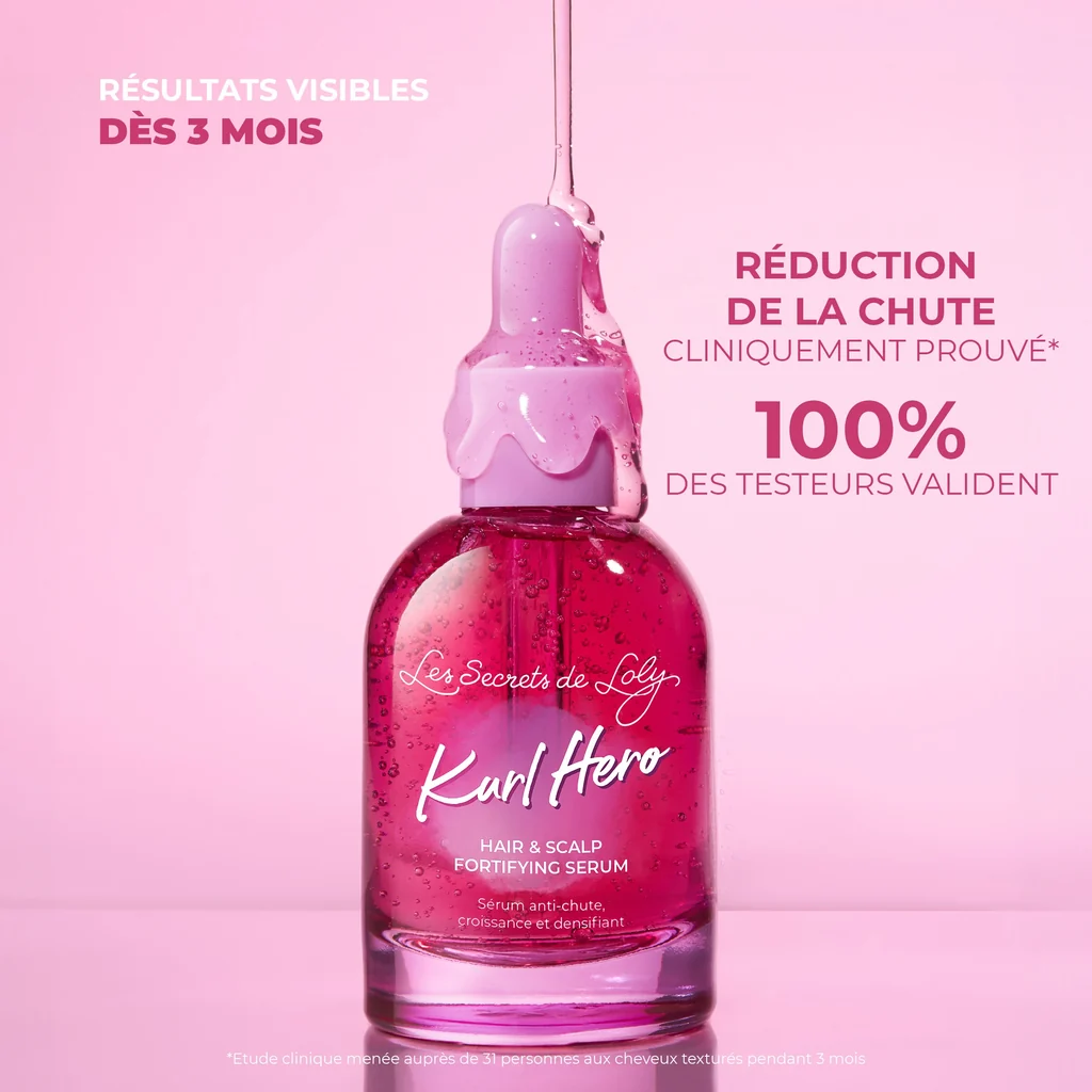 KURL HERO Sérum anti-chute, croissance te densifiant – F 50ml
