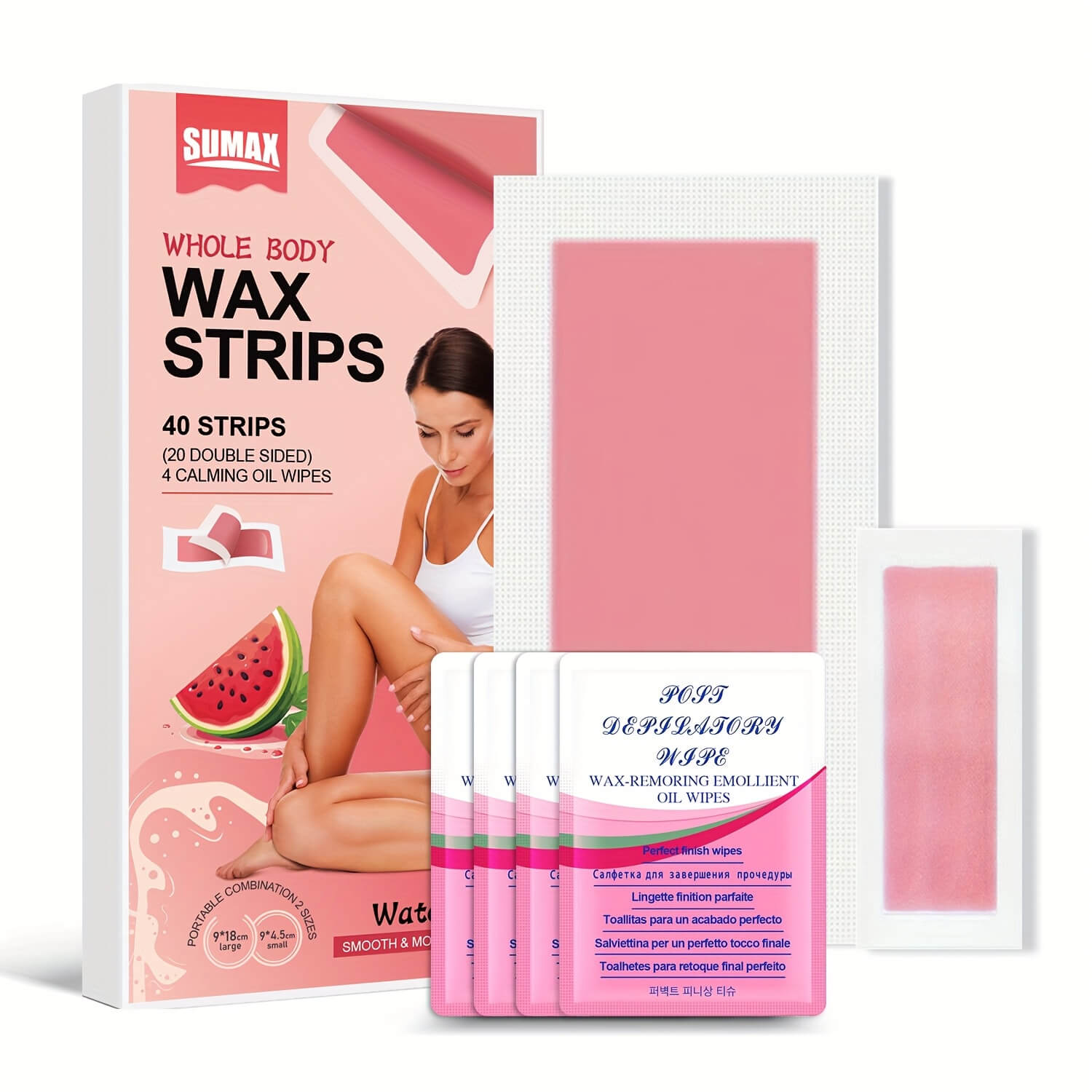 WAX STRIPS WHOLE BODY SUMAX